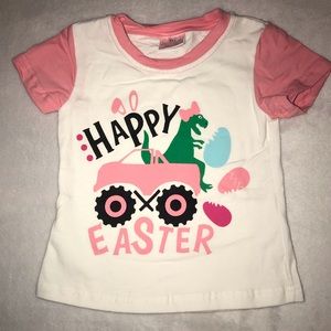 6/12m light pink & white Easter shirt